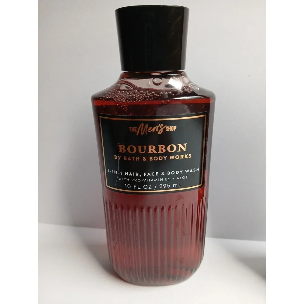 Bath and Body Works Bourbon 2025- 3 Pc Set -Cream, Body Soap, Wash Full Size
